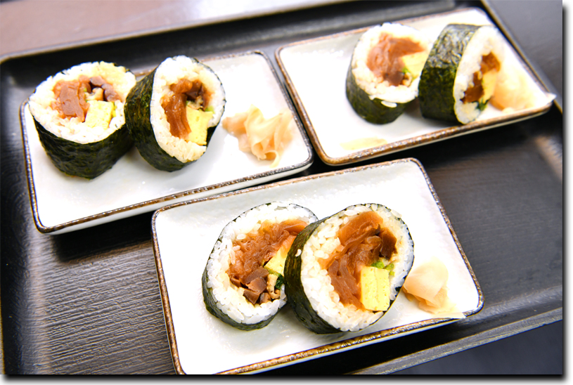 川久の味を継承した人気の巻き寿司
