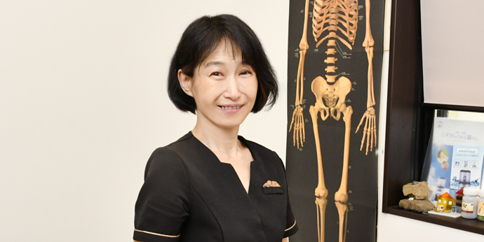 緩和×運動+アロマで 痛みの根源にアプローチ
整体院ゆいのて 院長 伊藤裕美子 緩和×運動+アロマで 痛みの根源にアプローチ
整体院ゆいのて 院長 伊藤裕美子
