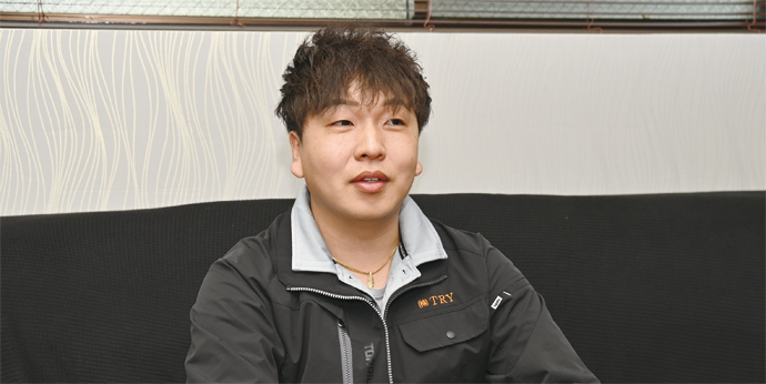 得意を伸ばし、心地よい職場づくりを 誠実な施工を追求する内装のプロ
株式会社TRY 代表取締役 田附 雄麻 得意を伸ばし、心地よい職場づくりを 誠実な施工を追求する内装のプロ
株式会社TRY 代表取締役 田附 雄麻