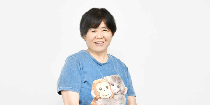 利用者にそっと寄り添う　笑顔あふれる訪問介護
ヘルパーステーションの杜／株式会社青いくま 代表 福田 さとみ