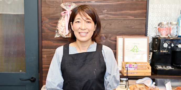 子どもに笑顔を届けたい　米粉100％の洋菓子店
茶のこFactory 代表 飯塚 美矢子